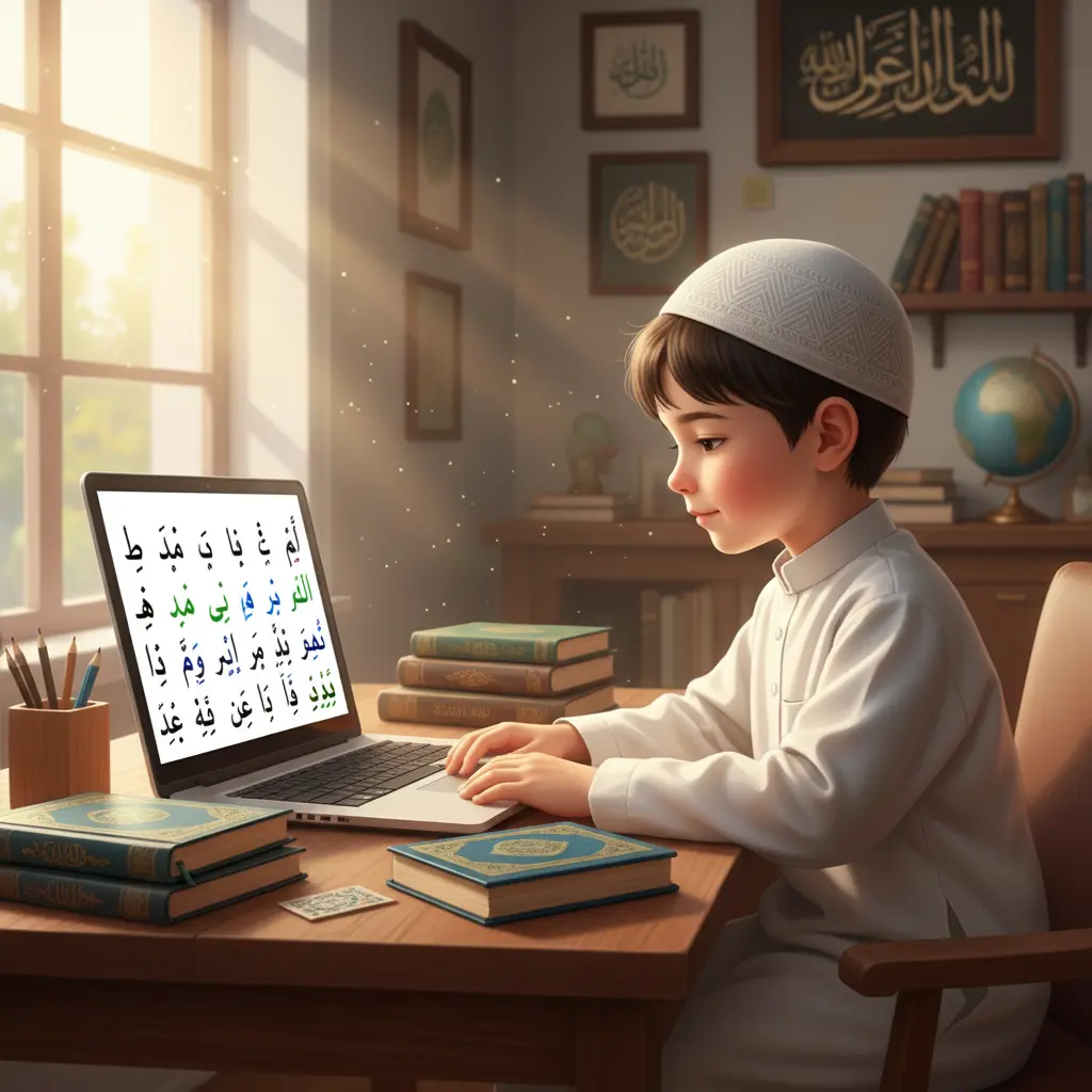 child reading arabic letters 20260101124732 1